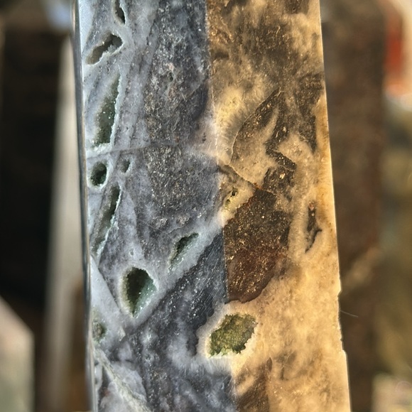 Sphalerite Crystal Tower With Druzy! - Picture 5 of 9